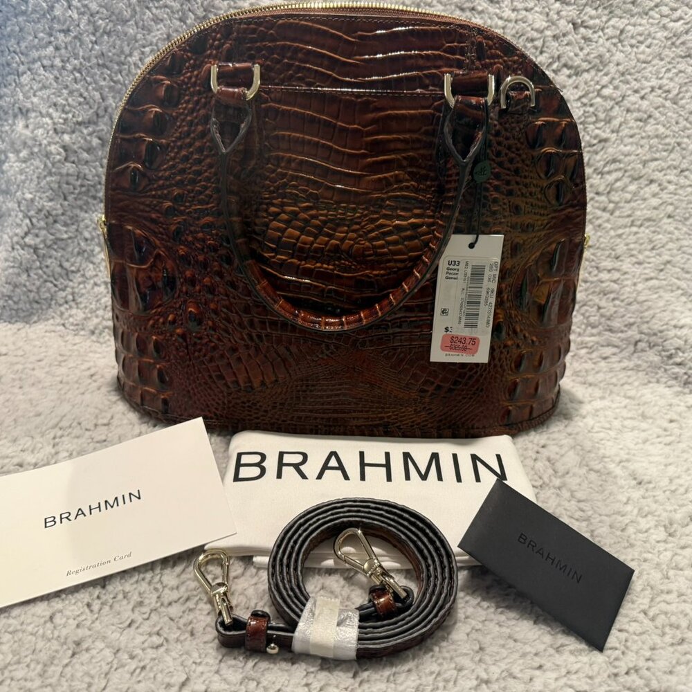 Georgina Pecan Melbourne Brahmin Bag